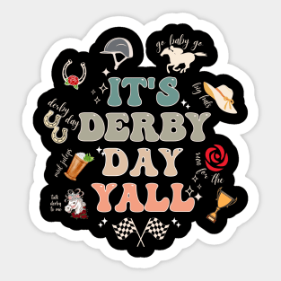 It's DerbyDay yall Funny saying Sticker